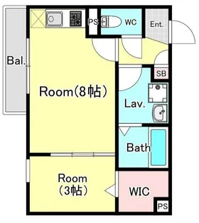 ジーメゾン岩槻上里【2階】の間取り