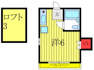 No.6タキシマ【2階】の間取り