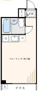 マンションあんず【1階】の間取り