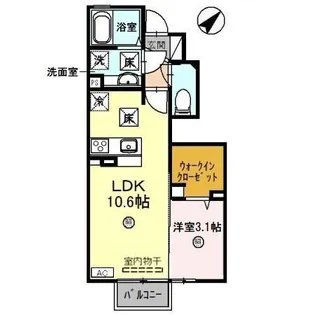 アン・ファミーユ【2階】の間取り