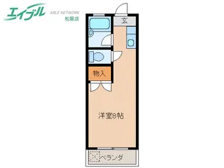フローラルIIIA棟【3階】の間取り