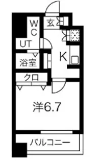 スパシエ田端【11階】の間取り