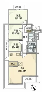 ルネ吉祥寺北町 C棟【4階】の間取り