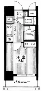 スパシエルクス府中【6階】の間取り