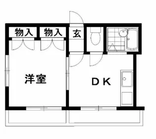 ハイム六会【2階】の間取り