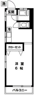 中山ビル【4階】の間取り