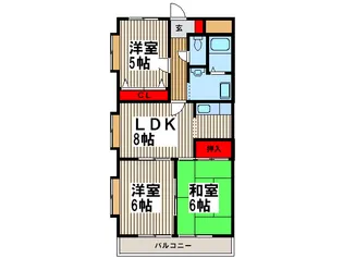 イ-ストビレッジ【1階】の間取り