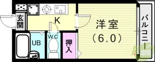 リバービュー垂水【1階】の間取り