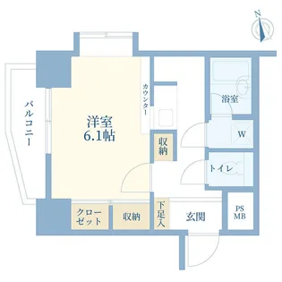 日神パレステージ三軒茶屋II【5階】の間取り