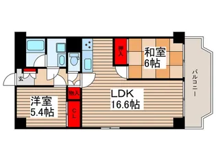 サンハイツ南流山【7階】の間取り