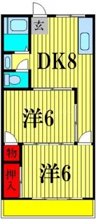 栄マンション【1階】の間取り