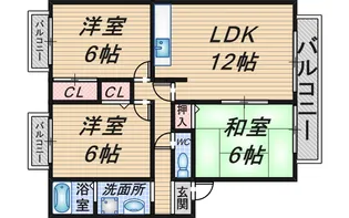 サンライフ【2階】の間取り