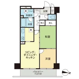 レクセル保土ヶ谷【1階】の間取り