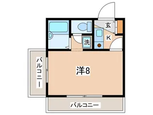 HARAビル【4階】の間取り