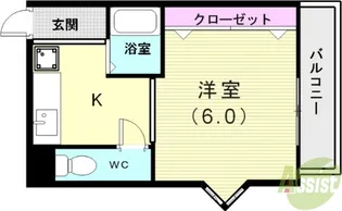 エール向陽【4階】の間取り