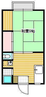 第五戸張ハイツ【2階】の間取り