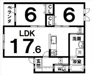 プレジール2【1階】の間取り