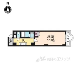 サンシティ烏丸【2階】の間取り