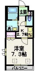 プラチナレジデンス新宿北【2階】の間取り