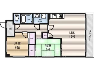 メゾン白川【2階】の間取り