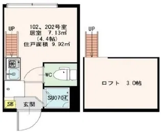 Stage中野III【2階】の間取り