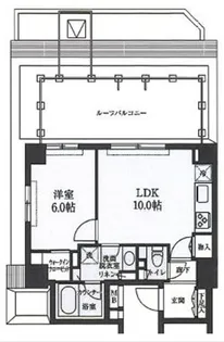 S-RESIDENCE清澄白河【9階】の間取り