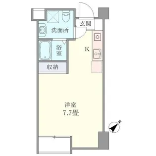 ブレグレイス参宮橋【1階】の間取り