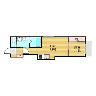 ライトサイド【2階】の間取り