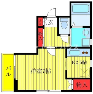 WEST FIELD【3階】の間取り