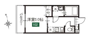 MELDIA舎人II【1階】の間取り