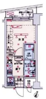 ブライズ大森東【2階】の間取り