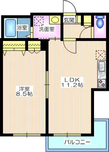 メゾン カサ【2階】の間取り
