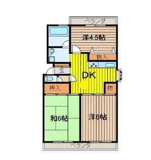 ベルエポック【1階】の間取り