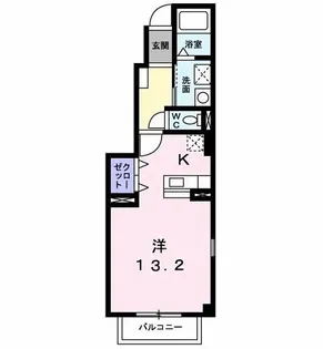 ミルトニア【1階】の間取り