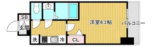 エスリード京橋グランツ【4階】の間取り