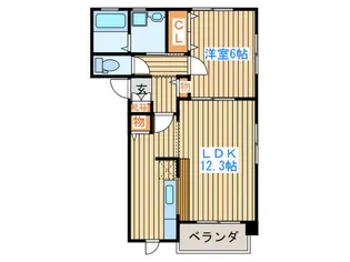 サン・エクセレントC館【1階】の間取り