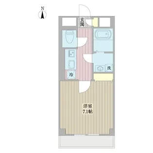 南幸町N・Sコート【6階】の間取り
