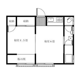 ハウスMA【2階】の間取り