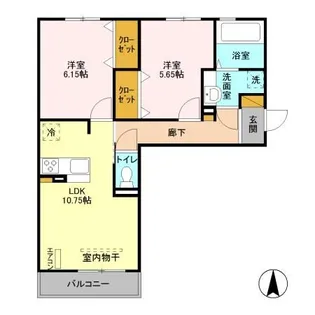 Droom SAKURA.K【3階】の間取り