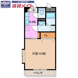 サンアージュ【1階】の間取り
