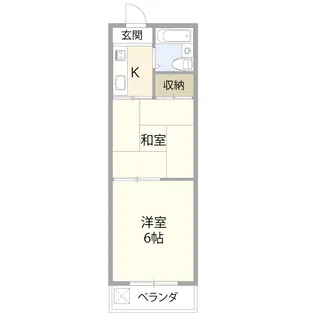 大泉コーポ【2階】の間取り