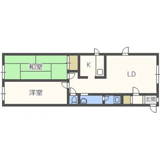 タウンハウス163【1階】の間取り