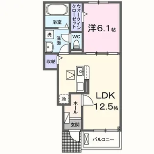 リリーフ・タカサゴ【1階】の間取り