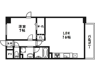 サンカトル【6階】の間取り