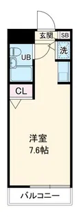 ジョイフル大和南【3階】の間取り