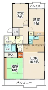 パークタウン若宮 11号棟【2階】の間取り