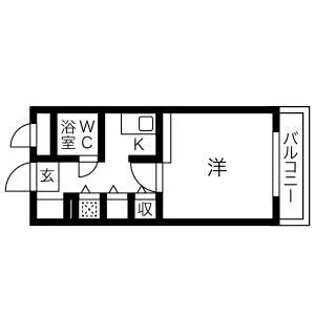 ユースピア綱島【4階】の間取り
