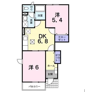 ムート21 B【1階】の間取り