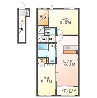 アステルセゾンβ【2階】の間取り