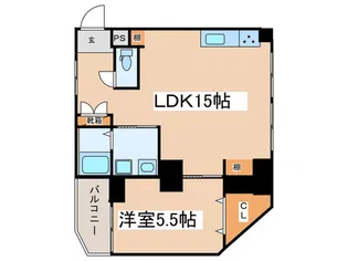 渡辺芦原ビルマンション【3階】の間取り